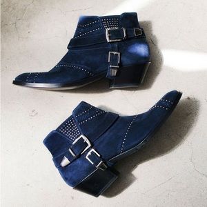 Anine Bing Navy Bianca Boots NWOT